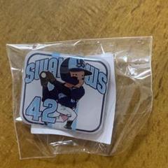 東京ヤクルトスワローズ ピンバッジ #42 澤井廉選手 プロ野球 グッズ