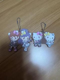 ガチャ ハローキティ ふたりはプリキュア キーホルダー