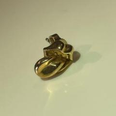 CHROME HEARTS 22K ローリングストーンズ リップ&タン ピアス