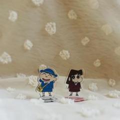 クレヨンしんちゃん　アクリルスタンド まさおくん　あいちゃん