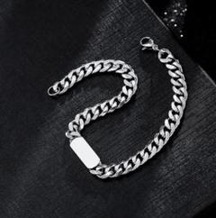 男女兼用 チェーンブレスレット シルバー アクセサリー ブレスレット お洒落