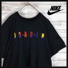 【美品】ナイキ ジョーダン☆Tシャツ 半袖 ブラック XLサイズ ゆるだぼ