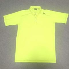 Mizuno イエロー ゴルフシャツ LL