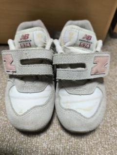 new balance 574 グレー/ピンク 15.5cm
