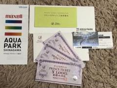 アクアパーク品川大人入場券1枚+プリンスチケット3000円分