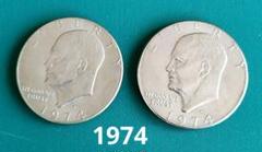 1974-D アメリカ合衆国 1ドル硬貨　計22枚 1974-D アメリカ合衆国 1ドル硬貨 計22枚