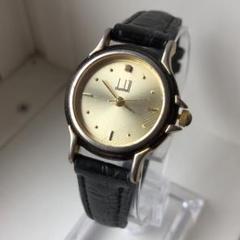 dunhill ダンヒル アナログクォーツ腕時計 電池新品 ゴールド