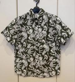 CALEE キャリー アロハシャツ ボタニカル 総柄シャツ グリーン