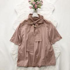 N°21*ヌメロヴェントゥーノ　21SS　ボウタイリボンコットンブラウス　40 N°21*ヌメロヴェントゥーノ 21SS ボウタイリボンコットン