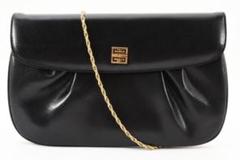 美品✨ジバンシー ショルダーバッグ カーフレザー ゴールド金具 ブラック