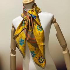 CELINE 大判シルクスカーフ 馬具 コスチュームジュエリー 凱旋門