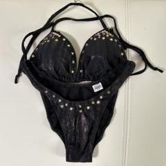 JBBF SV Bikini ビーズ装飾 ビキニ 黒と金 ストーン装飾 85C 2025年最新】Jbbf ビキニの人気アイテム - メルカリ