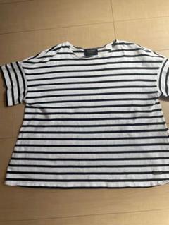 Le Minor 白黒ストライプ 半袖チュニック