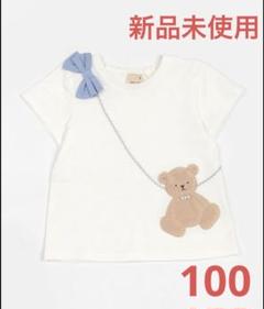 新品未使用　プティマイン　カットソー　Tシャツ　100
