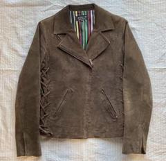 ソニアキリエル　SONIA RYKIEL レザー　セットアップ　38 ソニアキリエルSONIA RYKIEL レザーセットアップ38