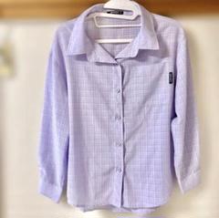 byloveit バイラビット 150cm シアーシャツ ブラウス 長袖 紫