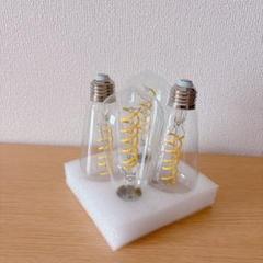 LED電球 ST58 フィラメント エジソン E26 6W（60W相当）4個入