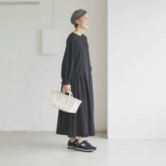 765t*北欧、暮らしの道具店 クラシトリップス ギャザーワンピース 765t*北欧、暮らしの道具店 クラシトリップス ギャザーワンピース
