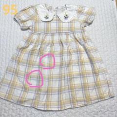 テータテート　チェック　ワンピ
