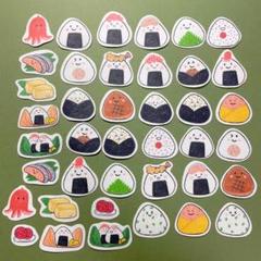 【185】おにぎり シール おむすび 日本 和食 ご飯 お米 お弁当