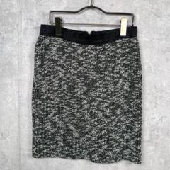 HK WORKS LONDON タイトスカート ニット L ブラック 秋冬