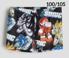 ☆新品☆H&Mスイムパンツ Sonicキャラクター 水着 男の子100/105②