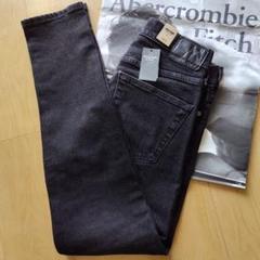 【Abercrombie & Fitch 】アバクロ　スーパースリムパンツ 黒