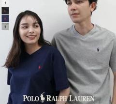 POLO RALPH LAUREN VネックTシャツ黒　ボーイズ規格XLのサムネイル