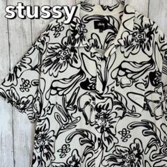 STUSSY ステューシー 長袖 レーヨン シャツ 総柄 ブルー アロハシャツ 楽天市場】STUSSY ステューシー（スタイル（シャツ）アロハ
