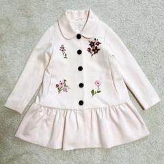 ケイトスペード　140㎝　アウター 美品 ケイトスペード ジャケット 140 花柄 ピンク kate spade