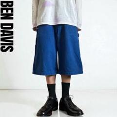 Ben Davis ヘビーオンスダック地 バギーカーゴショーツ ネイビー