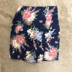【美品】ROYALPARTY 花柄スカート　ミニスカート　ロイヤルパーティー