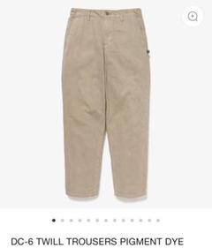 DESCENDANT FW24 DC-6 TWILL TROUSERS PIGMENT DYE