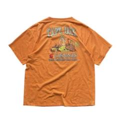 00’s GILDAN ギルダン Tシャツ XL オレンジ マーメイド 人魚
