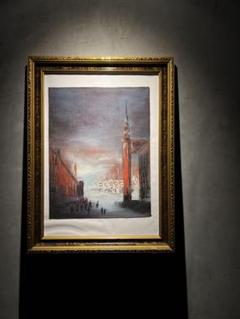 CORBER Bouquet de Pavots】Paris 肉筆画