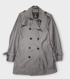 BLACK LABEL CRESTBRIDGE グレー トレンチコート BLACK LABEL CRESTBRIDGE】トレンチコート L