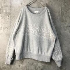 A5018古着　トレーナー　スウェット　グレー　90s Y2K