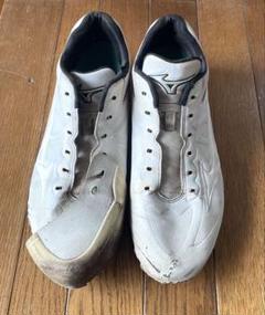 Mizuno ホワイトスパイク　27cm