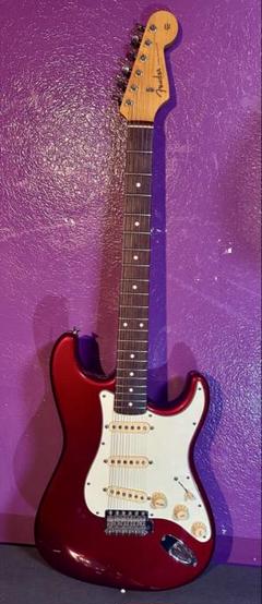 Fender Stratocaster ワインレッド+Plastiqueアンプ