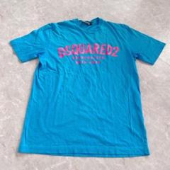 正規 DSQUARED2 ディースクエアード Tシャツ ブルー　カットソー　Mのサムネイル