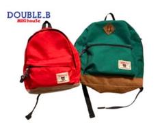 夏休み必須‼️【２個セット】DOUBLE.B ミキハウスリュック 赤 緑