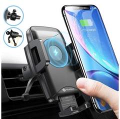 【高性能‼️】ワイヤレス充電器 車載ホルダー スマホホルダー