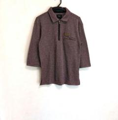 ヴァレーゼ　VERESE ハーフジップ 五分袖　ポロシャツ カットソー S