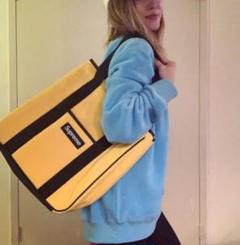 supreme Polartec Tote/Yellow 新品