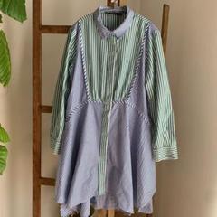 ☆ドイツ発*ZARA*新作*STRIPE チュニックワンピ☆ LIMITED EDITION ストライプ柄チュニック - アースカラー | ZARA