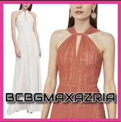 BCBGMAXAZRIA モックネック ロングドレス mame様専用)bcbgmaxazria ドレス ウェディング ロングドレス