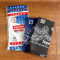 【24時間以内発送】 supreme バンダナ 黒 青 24時間以内発送】 supreme バンダナ 黒 青 - メルカリ