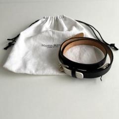 未使用品！フランス製　Maison Boinet レザーブレス　正規保管袋付き 95079g-1.jpg