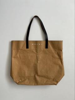 MARNI CELLULOSE PAPER SHOPPING TOTE BAG