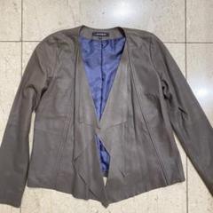 羊革 ロートレアモン レザージャケット 38 theory◇レザージャケット・ブルゾン/L/羊革/BRW/02-3360003